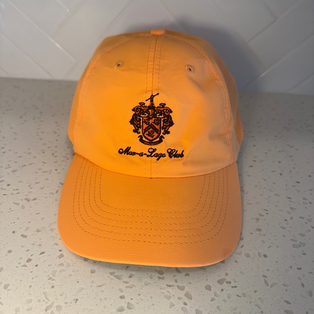 Mar-a-Lago Club Crest Orange Baseball Hat
